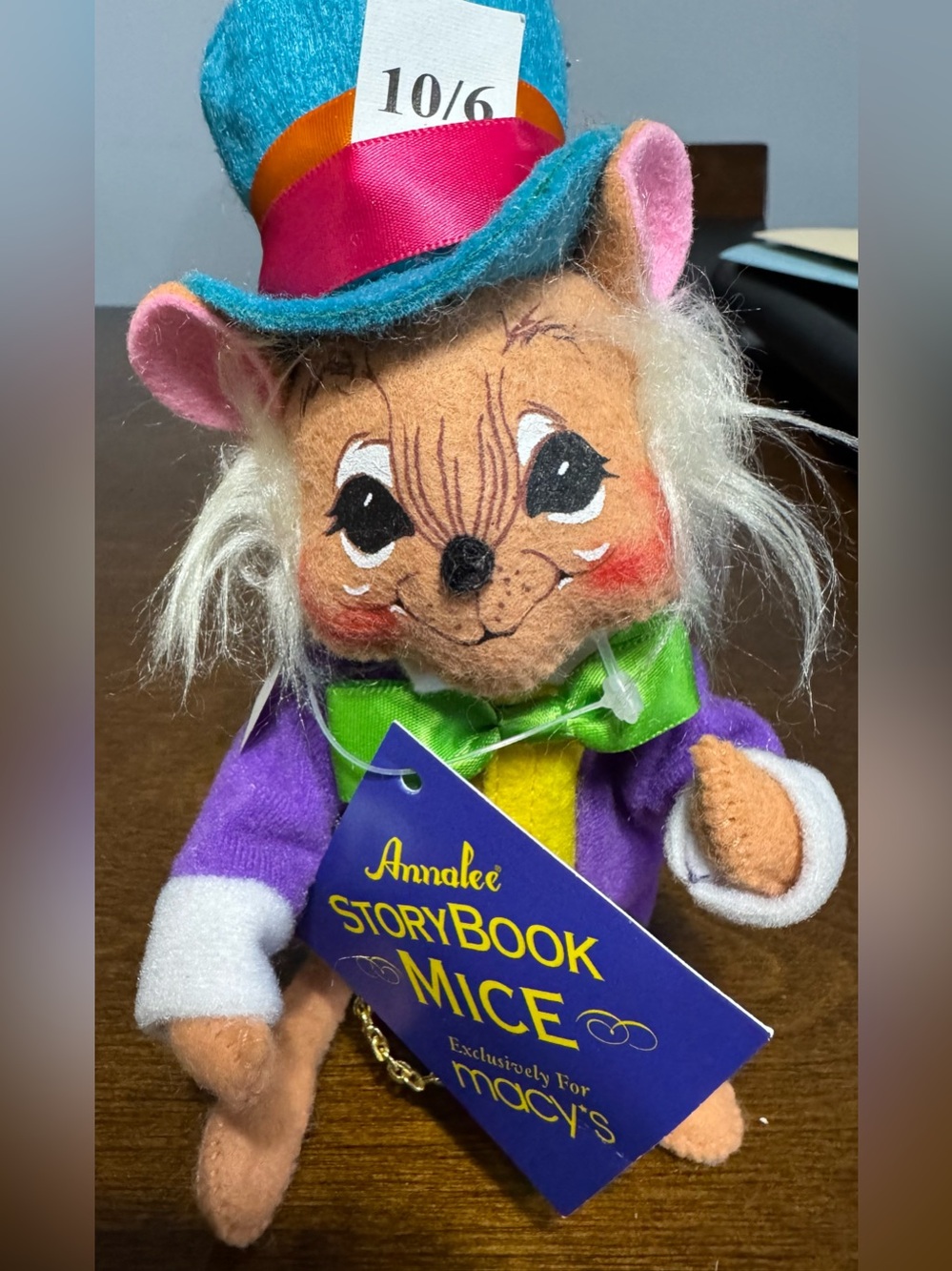 Annalee 8" Mad Hatter, Alice in Wonderland Series